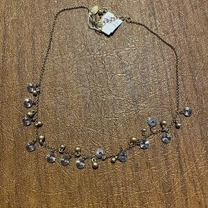 Elegant Gold and Silver Necklace